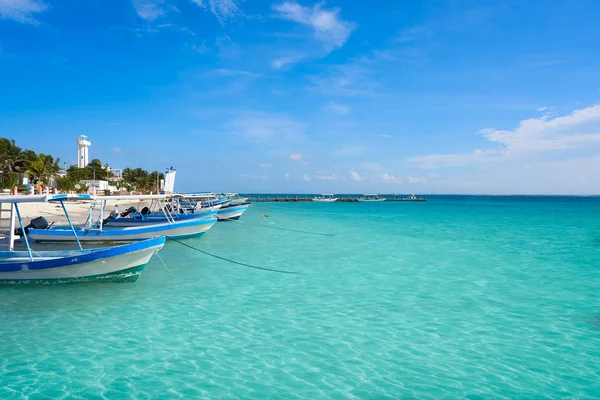 Puerto morelos strand an der riviera maya — Stockfoto