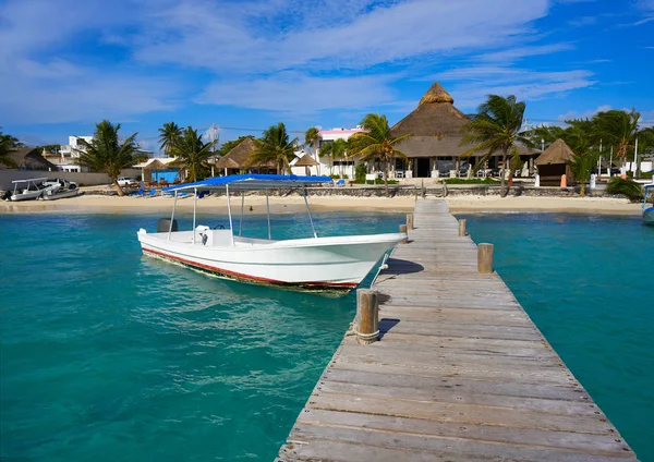 Pláž Puerto Morelos v Riviéře Maya — Stock fotografie