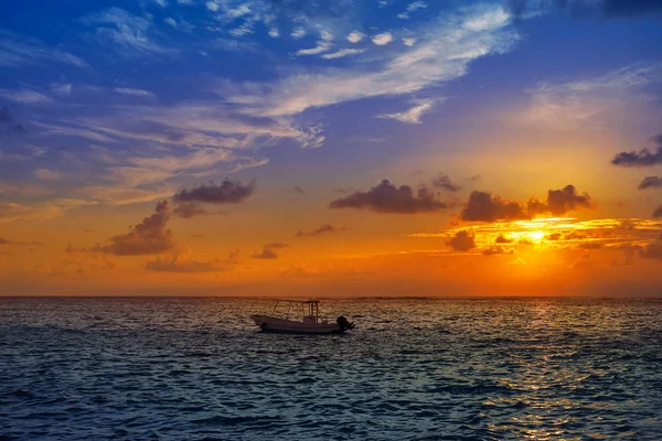 Riviera Maya lever de soleil dans les Caraïbes Mexique — Photo