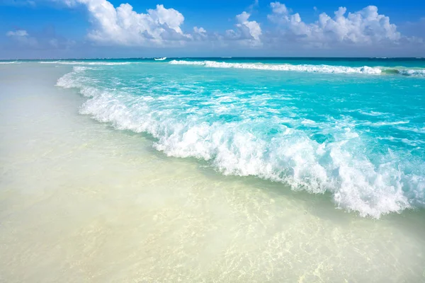 Plaży Karaibów Tulum Riviera Maya — Zdjęcie stockowe