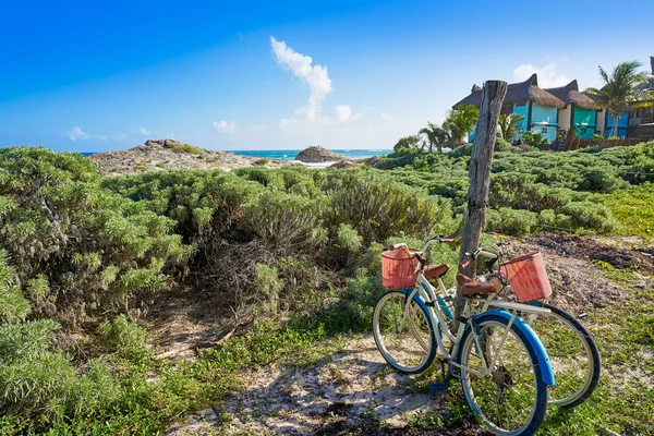 Rowery Karaibów Tulum Riviera Maya — Zdjęcie stockowe