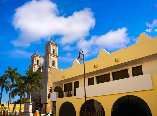 Iglesia Valladolid San Gervasio de Yucatán — Foto de Stock