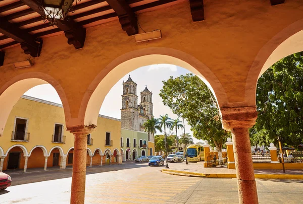 Valladolid staden Yucatan Mexico — Stockfoto