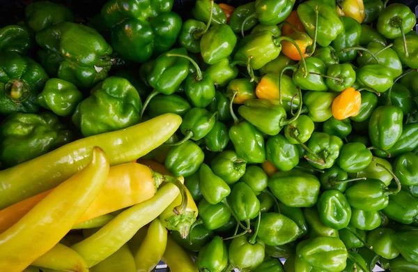 Mercato messicano verdure peperoncino habanero — Foto Stock