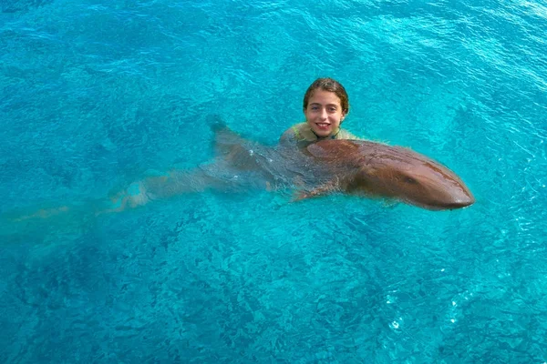 Uścisk rekin pielęgniarka w Riviera Maya Meksyk — Zdjęcie stockowe