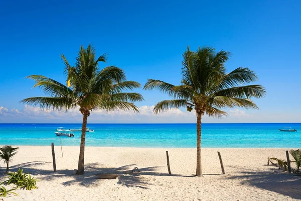 Puerto Morelos beach in Riviera Maya Stock Image