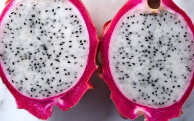 Pitaya dragon meyve pitahaya makro detay