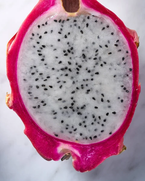 Pitaya dragon fruit pitahaya's macro detail — Stockfoto