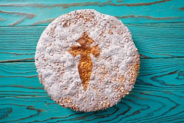 Tarta de Santiago with almond cake Compostela