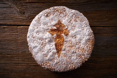 Tarta de Santiago with almond cake Compostela