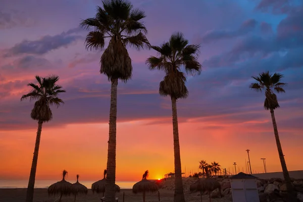 Malvarrosa beach Valencia also las Arenas — стокове фото