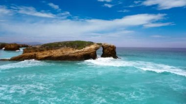 Playa de las Catedrales beach İspanya Asturias Ribadeo