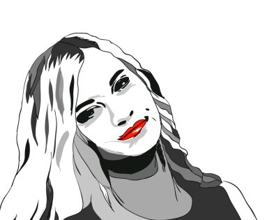 güzel bir düşünceli kız