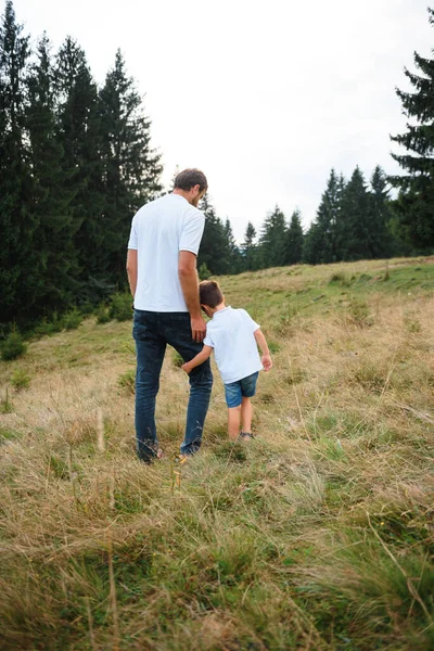 Confiance Soutien Sentiment Soutien Part Des Parents Mon Père Est — Photo