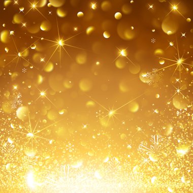 Noel altın arka plan