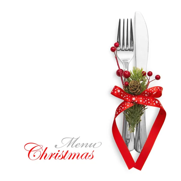 Kerst menu concept — Stockfoto