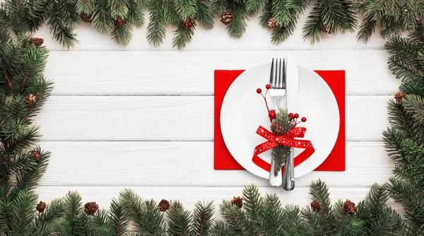 Kerst menu concept — Stockfoto