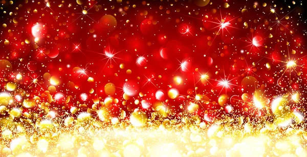 Weihnachten goldenen Hintergrund — Stockvektor