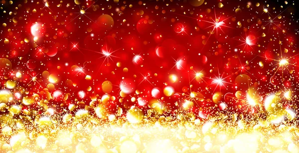 Christmas Golden Background — Stock Vector