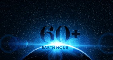 Earth Hour. Vektör