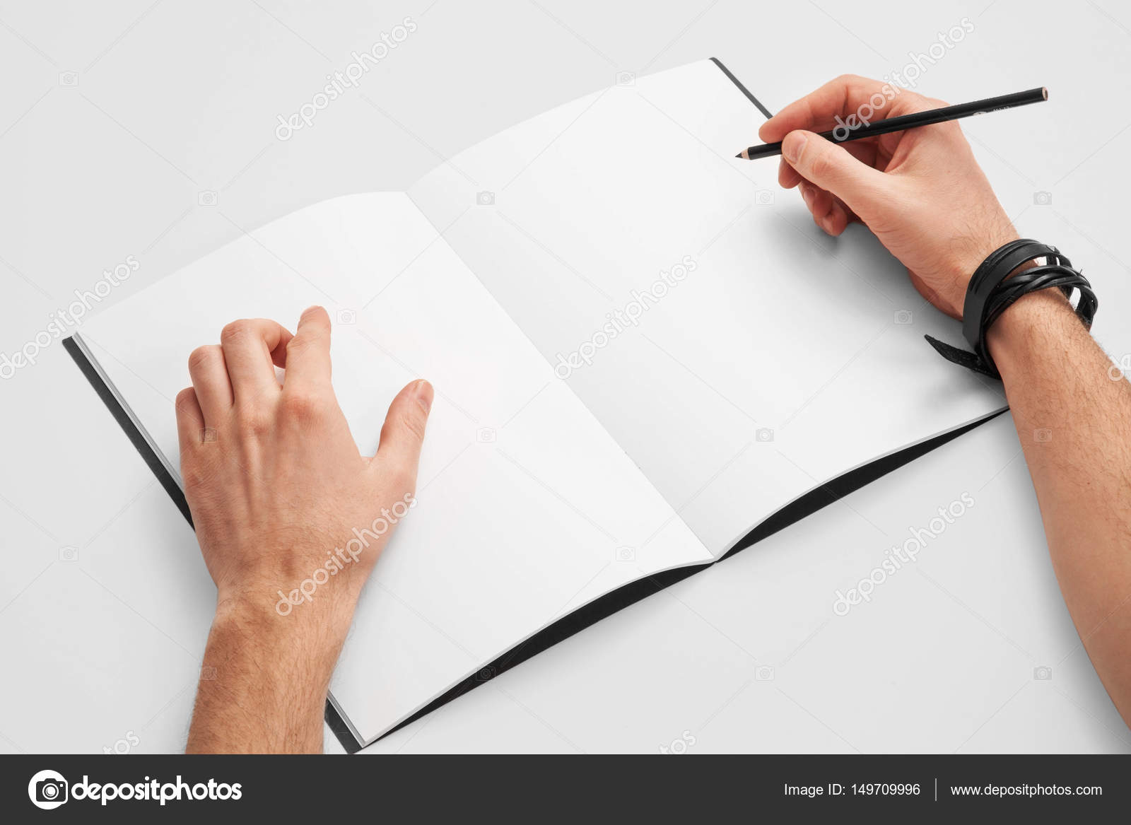 Sketch Book Mockup Stock Photo Image By C Baks 149709996