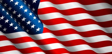 Amerika Birleşik Devletleri bayrağı vektör