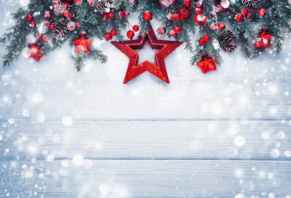 Decoração de Natal com estrela — Fotografia de Stock