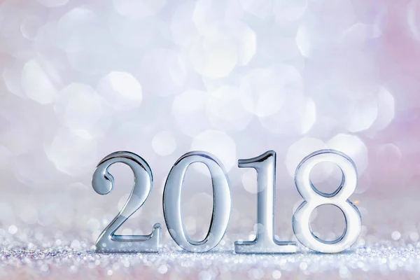 Decorazione di Capodanno 2018 — Foto Stock