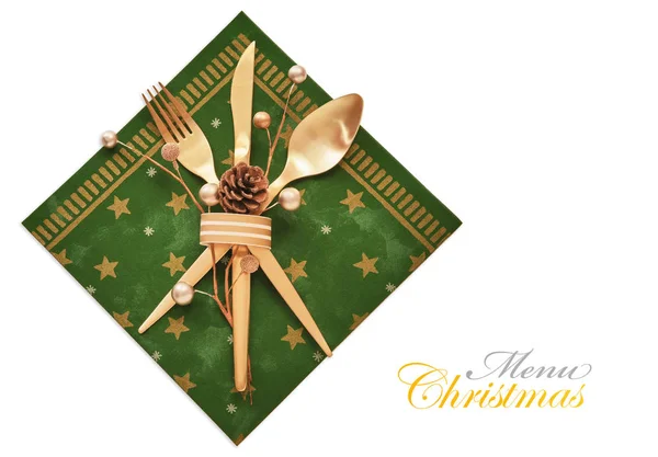 Karácsonyi menü koncepció — Stock Fotó