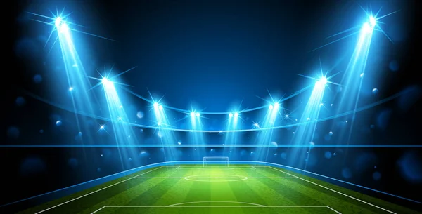 Arena de fútbol. Vector — Vector de stock