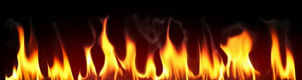 Fire flames background — Stock Photo, Image