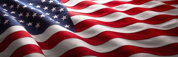 Bandera de onda americana — Foto de Stock