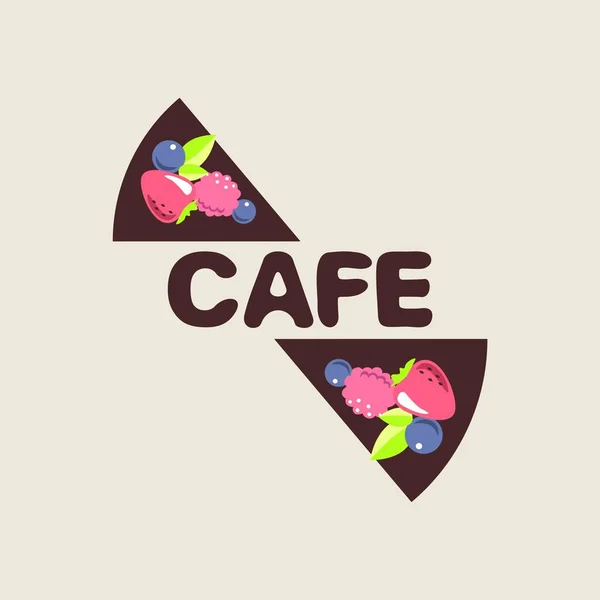 Logotyp för café — Stock vektor