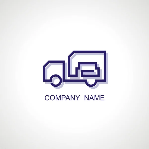 Logotipo vectorial para empresa naviera — Vector de stock