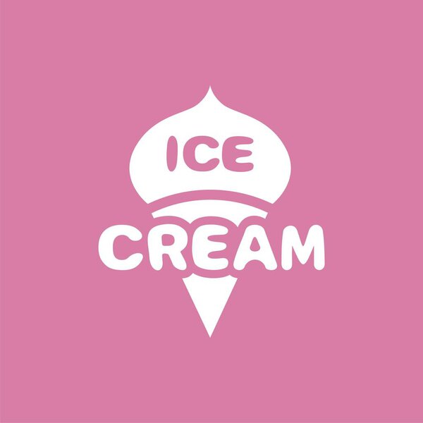 логотип мороженого. 