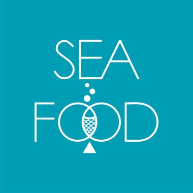 Balık izole vektör simge. 