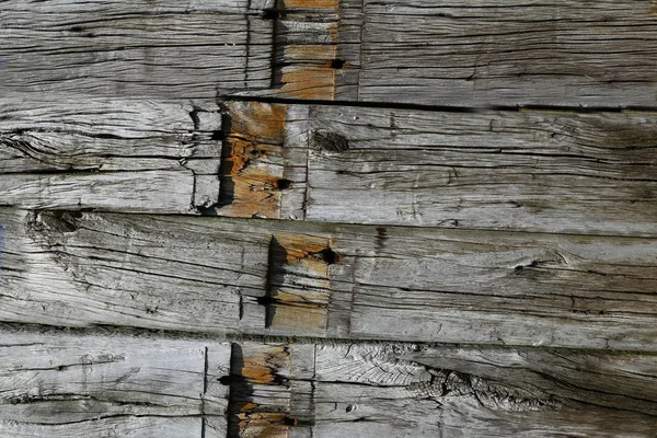 Traversine ferroviarie in legno intemperie — Foto Stock