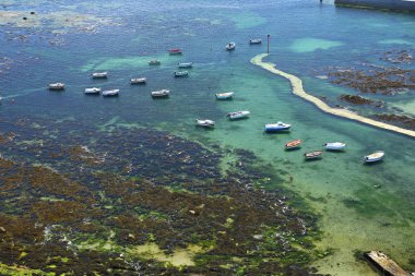 Brittany, Fransa yılında deniz feneri üzerinden görüntülemek