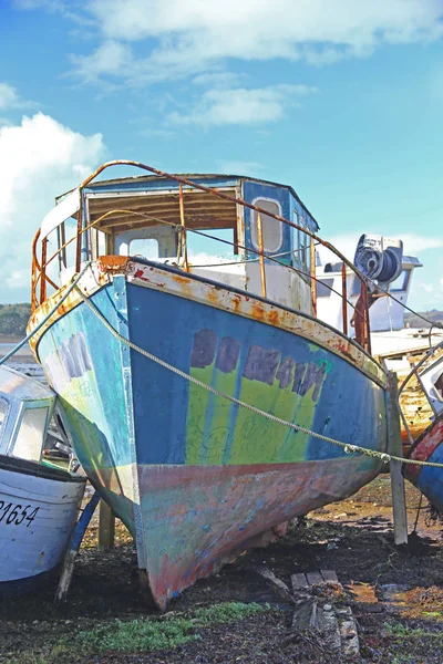 Destruições de barcos de pesca — Fotografia de Stock