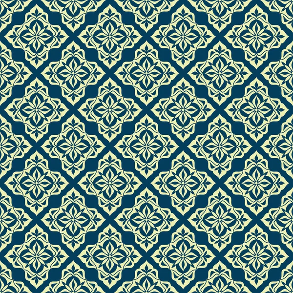 Patrón ornamental sin costura — Vector de stock