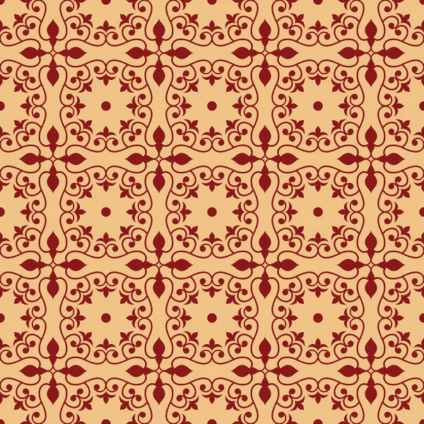 Patrón ornamental sin costura — Vector de stock