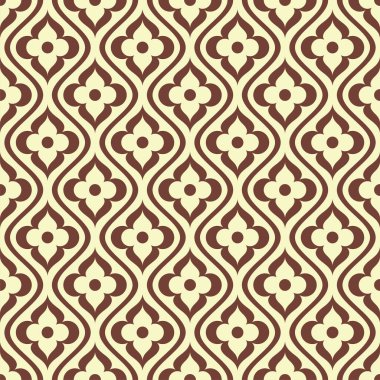 Soyut, pürüzsüz süs deseni