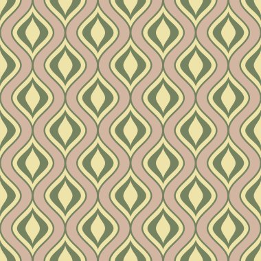 Soyut, pürüzsüz süs deseni