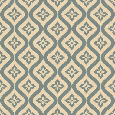 Kusursuz retro süs deseni