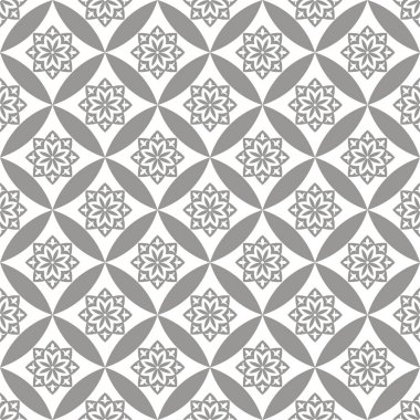 Geometrik dikişsiz süs deseni