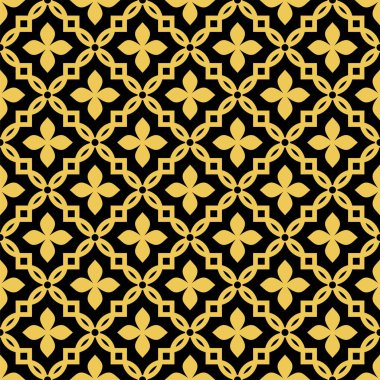 Retro pürüzsüz süs deseni