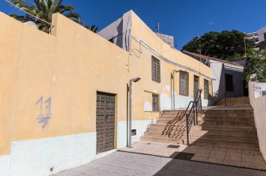 Puerto de la Cruz pitoresk sokak 