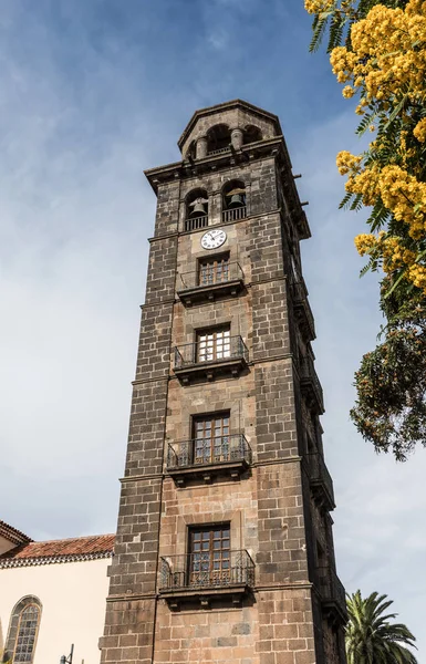 Tårnet i kirken de la Concepcion – stockfoto
