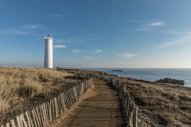 Grosse Terre lighthouse in Saint Hilaire de Riez, France