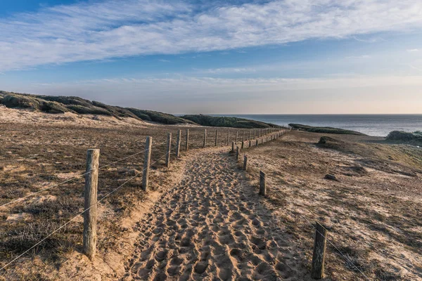 Sandy sökvägen i Cayola Bay — Stockfoto